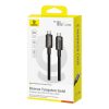 Baseus Cable USB Tungsten Gold USB-C to USB-C 100W 1,5m (black)