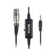 BOYA BY-BCA6 XLR - 3,5mm Jack TRRS Átalakító-Adapter