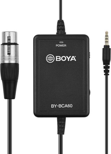 BOYA BY-BCA60 XLR - 3,5mm Jack TRRS Átalakító-Adapter (600cm)