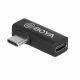 BOYA BY-K5 USB-C (Male) – USB-C (Type-C Female) Audio adapter, átalakító kábel