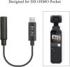 BOYA BY-K6 DJI Osmo Pocket 3,5mm Jack TRS (Female) - USB-C (Type-C)  Átalakító-Adapter