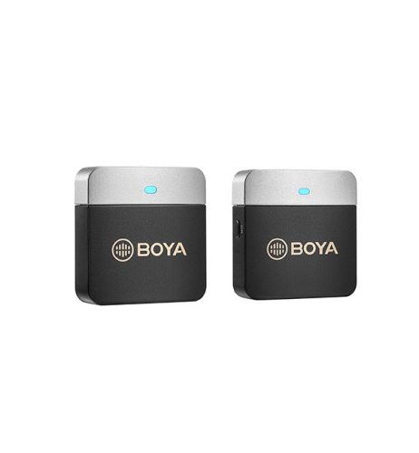 BOYA BY-M1V1 2.4GHz Dual Vezeték-nélküli Mikrofon Kit (3,5mm Jack)| 1+1