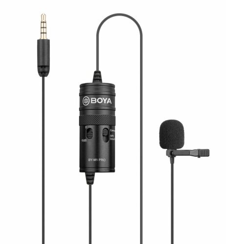 BOYA BY-M1 Pro Lavalier Mikrofon - 6m Csíptetős mikrofon