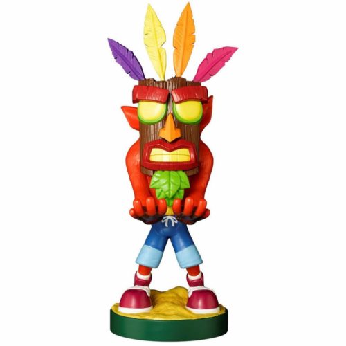 Crash Bandicoot Aku-Aku Cable Guy Telefon/Kontroller töltő figura (Platform nélküli)