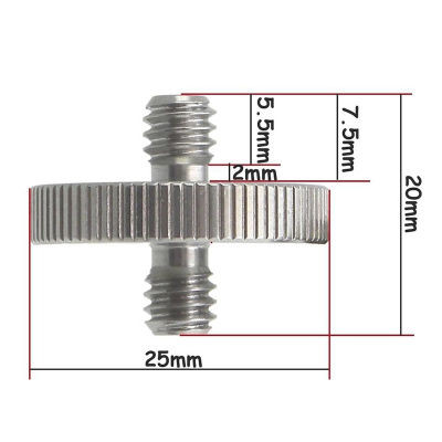 Caruba RVS 1/4"  1/4" male adapter