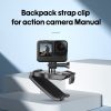 Akciókamera & GoPro Öv-Vállpánt-Táskapánt Rögzítő Fém Adapter Clip