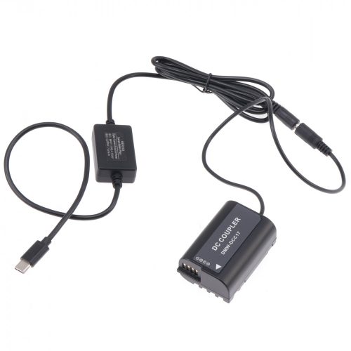 Panasonic DMW-BLK22 Akkumulátor Adapter - DCC17 BLK22 USB-C folyamatos töltő akkumulátor