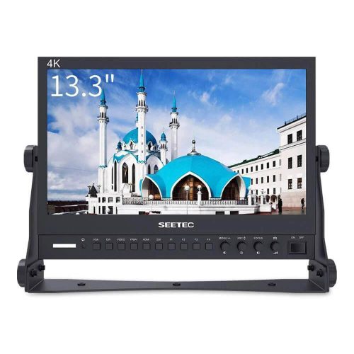 SEETEC 13,3"-es alumínium design IPS 1920x1080 Pro Broadcast LCD monitor 3G-SDI HDMI AV-vel