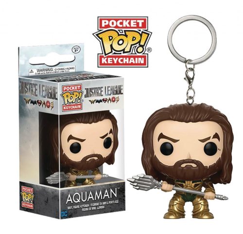 Pocket POP Justice League - Aquaman kulcstartó (Platform nélküli)