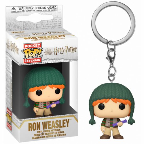 Funko Pocket POP Harry Potter Chamber of Secrets Anniversary Holiday - Ron kulcstartó (Platform nélküli)