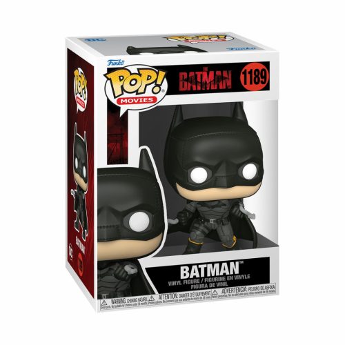 Funko Pop! Movies: The Batman - Batman (Battle-Ready) #1189 Vinyl Figure (Platform nélküli)