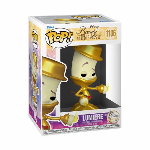 Funko Pop! Disney: Beauty and the Beast - Lumiere #1136 Vinyl Figure (Platform nélküli)