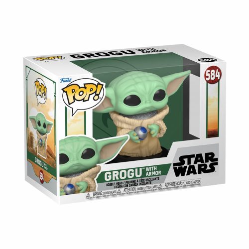 Funko Pop! Disney Star Wars: Book of Boba Fett - Grogu with Armor #584 Vinyl Figure (Platform nélküli)