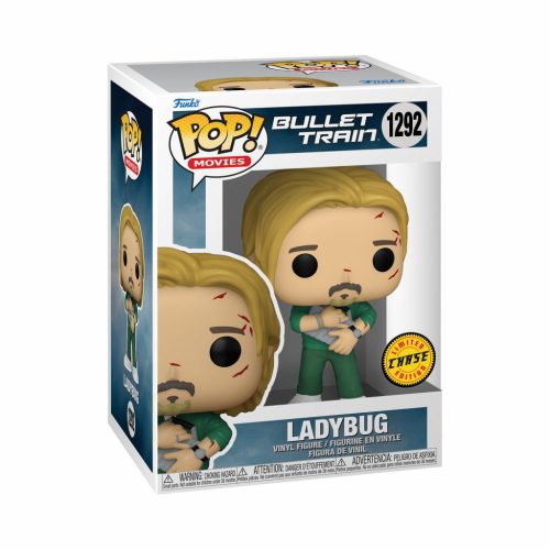 Funko Pop! Movies: Bullet Train - Ladybug Limited Edition #1292 Vinyl Figure (Platform nélküli)