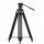 Fotopro DV-3A Aluminium Video-Tripod (185cm Állvány) + Video-Fluid Fej