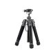 Fotopro Free-1 Mini Travel Tripod (152cm Állvány) + Ballhead-fej (Szürke)