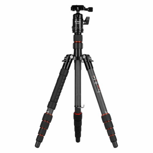 Fotopro X-Go Carbon Fiber Szénszálas Tripod/ Monopod (144cm Állvány) + Ballhead-fej (Fekete)