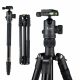 Fotopro X-Go Chameleon Alumínium Tripod/ Monopod (157cm Állvány) + FPH-52Q Ballhead-fej (Fekete