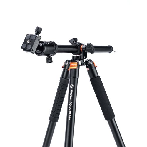 Fotopro X-Go HR Pro  Alumínium Horizontális Tripod/ Monopod (159cm  Állvány) + FPH-52Q Ballhead-fej (Fekete)