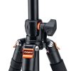 Fotopro X-Go HR Pro  Alumínium Horizontális Tripod/ Monopod (159cm  Állvány) + FPH-52Q Ballhead-fej (Fekete)