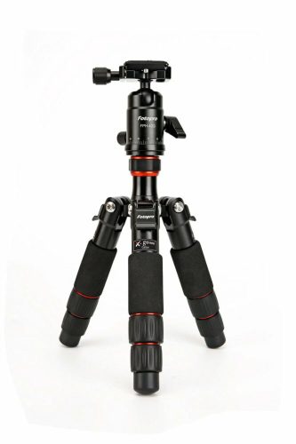 Fotopro X-Go Mini Carbon Fiber Szénszálas Tripod (46cm Állvány) + FPH-42Q Ballhead-fej (Fekete)