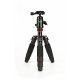 Fotopro X-Go Mini Carbon Fiber Szénszálas Tripod (46cm Állvány) + FPH-42Q Ballhead-fej (Fekete)