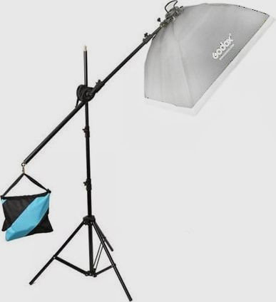 Godox LB02 180/ 265cm C-Stand Fotóállvány -Vaku/ Derítő/ LED Lámpa-Tartó Kamera Stúdió-Boom Állvány