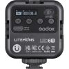 Godox LED6R Mini RGB-LED Színes Videó Lámpa -6W 3200-6500K 1800mAh Light