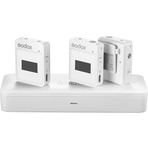 Godox MoveLink II M2 2.4Ghz Mikrofon Rendszer -Vezetéknélküli Mic |2+1