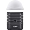 Godox WL4B Vízálló LED Videó Lámpa -4W IPX8 1900LUX 5600K 1500mAh Light