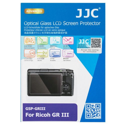 JJC Fujifilm GRIII Kijelzővédő (edzett üveg) -Tempered Glass