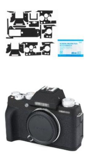 JJC KS-XT200MK karcolásgátló bőrvédő fólia Fujifilm X-T200-hoz - Mátrix szénszálas fekete