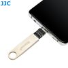 JJC Multifunkciós USB-A/ USB-C (Type-C)/ Micro-USB/ Apple Lighning Adatkábel-átalakító készlet tároló tokkal -USB Adapter Kit