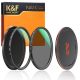 K&F Concept 3in1 Filter Kit: MCUV +CPL Polár-Szűrő -Nano-X Objektív Filter Set Fém Lencse-sapkával