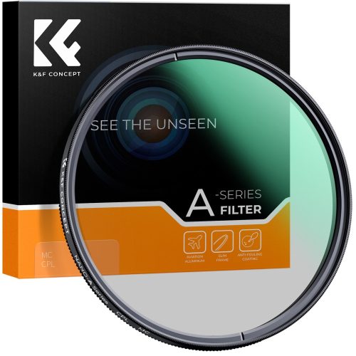 K&F Concept CPL Polárszűrő - Slim Polarizált Green filter