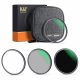 K&F Concept Mágneses 3-in-1 Filter Kit: MCUV +CPL +ND1000 szűrő - Nano-X Objektív Filter Se