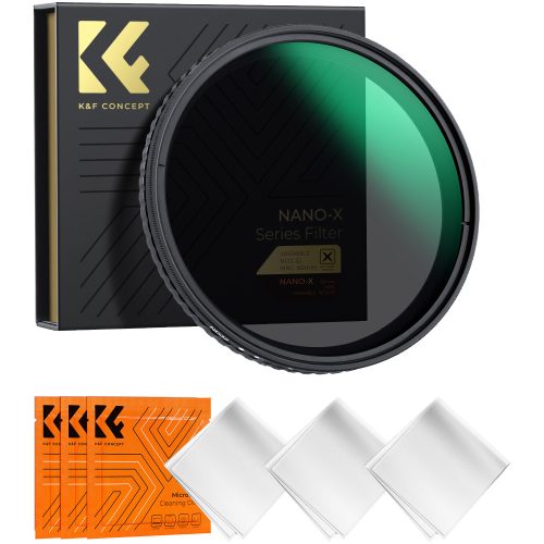 K&F Concept Nano-X Variable/Fader ND Filter + 3db tisztítókendő