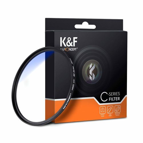 K&F Concept 37mm MC-UV Ultra-vékony Blue (Kék) UV szűrő filter