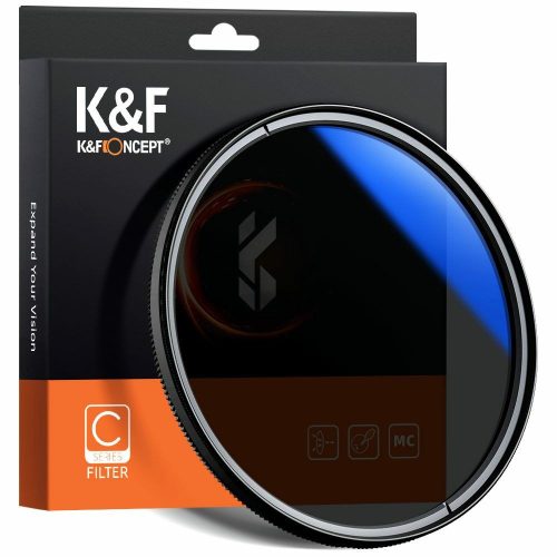 K&F Concept 37mm MC-UV Ultra-vékony Blue (Kék) UV szűrő filter