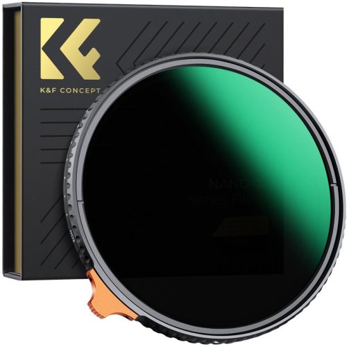 K&F Concept 67mm ND2-ND400 Variálható ND-szűrő - Nano-X Állítható Natural Density Filter