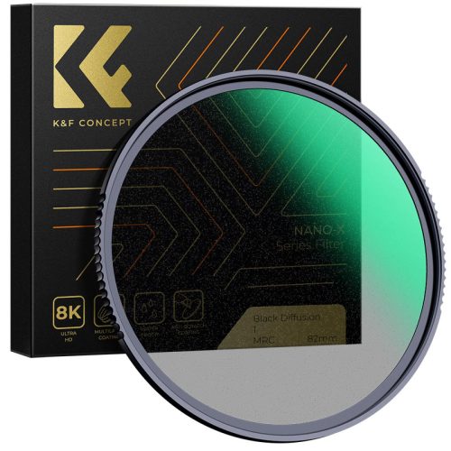 K&F Concept 58mm Black Mist 1/1 szűrő  - Nano-X Diffúzió Filter