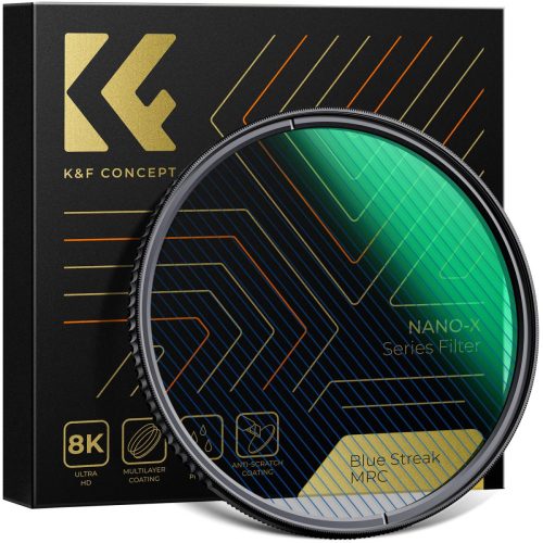 K&F Concept 49mm Anamorfikus Kék-csík Szűrő -Blue Streak Filter