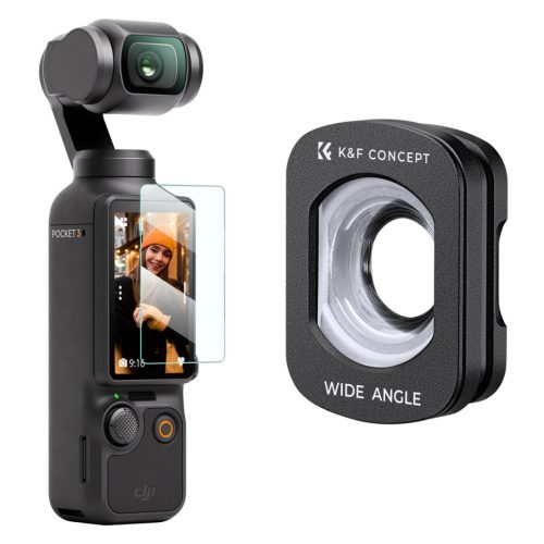 K&F Concept DJI Osmo Pocket 3 Mágneses Objektív szűrő - Nagylátószögű szűrő