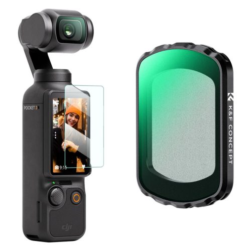 K&F Concept DJI Osmo Pocket 3 Mágneses Black Mist 1/2 Objektív szűrő