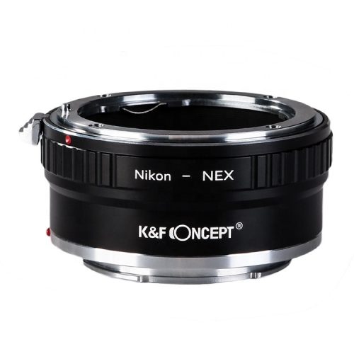 K&F Concept NIKON SONY E adapter - Sony E NIKON F AI átalakító - NIK-NEX (Réz)