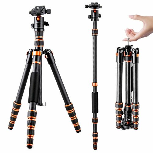 K&F Concept BA225 Carbon szénszálas Tripod/ Monopod (152cm Állvány)