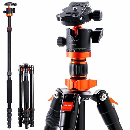 K&F Concept TM2515M1 Alumínium Tripod/ Monopod (175cm Állvány)