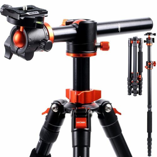 K&F Concept TM2515T1 Alumínium Tripod/ Monopod (170 cm Állvány)