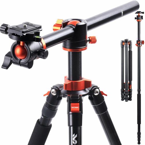 K&F Concept SA254T1 Alumínium Tripod/ Monopod (238/ 250 cm Állvány)