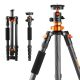 K&F Concept SA225C1 Carbon szénszálas Tripod/ Monopod (144cm Állvány)